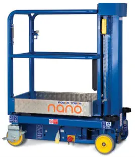 POWER TOWER NANO 4.5M PUSH AROUND SCISSOR LIFT
