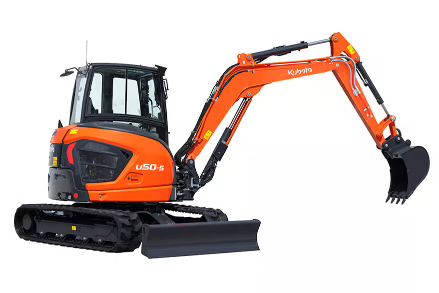 5T Kubota U50-5 GL Midi Excavator