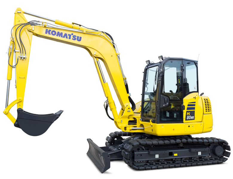 8T Komatsu PC80MR-5EO Excavator