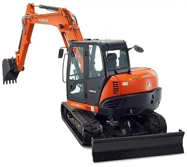 8T Kubota KX080-4α2 Excavator